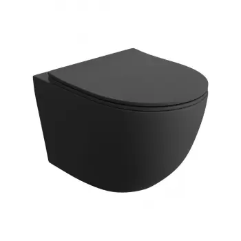 Miska WC wisząca z deską - Lavita Sinto Black 2.0